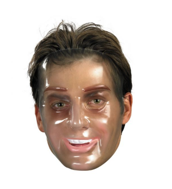Transparent Young Man Mask