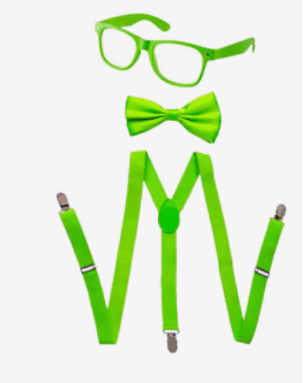 Suspenders, Bowtie and Sunglasses Set