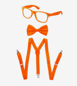 Suspenders, Bowtie and Sunglasses Set