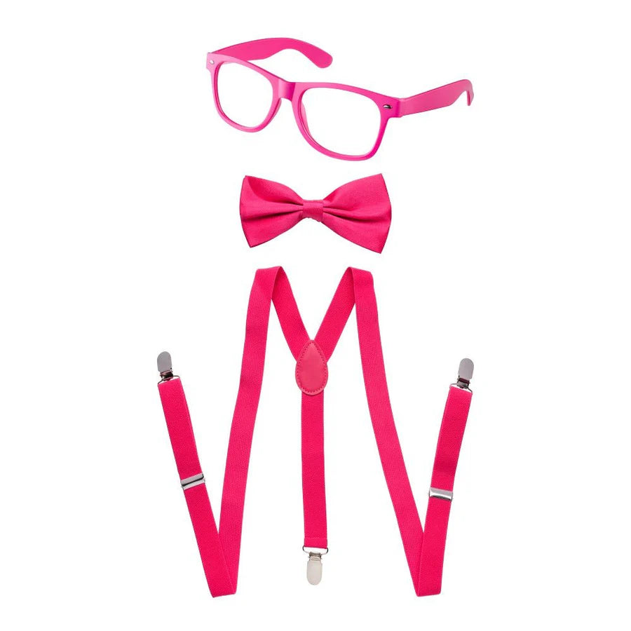 Suspenders, Bowtie and Sunglasses Set