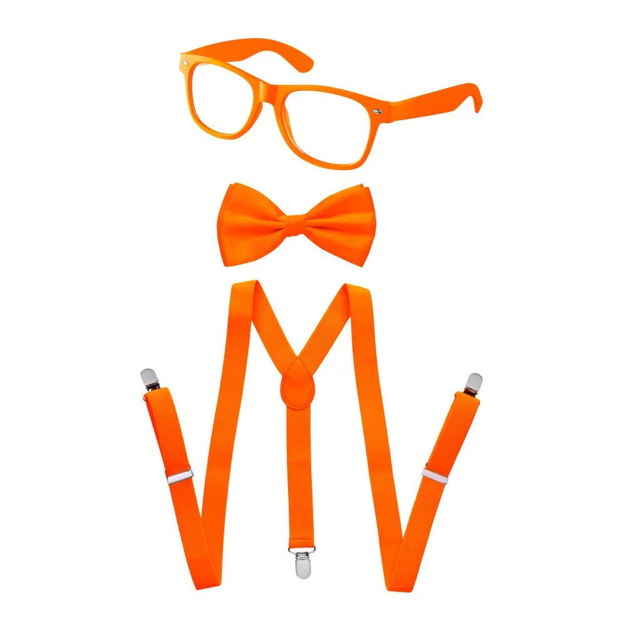Suspenders, Bowtie and Sunglasses Set