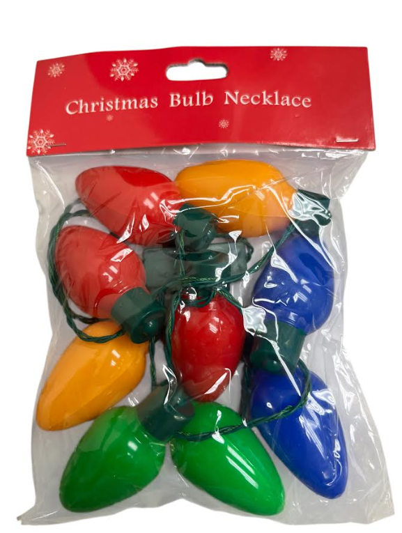 Christmas Lights Necklace