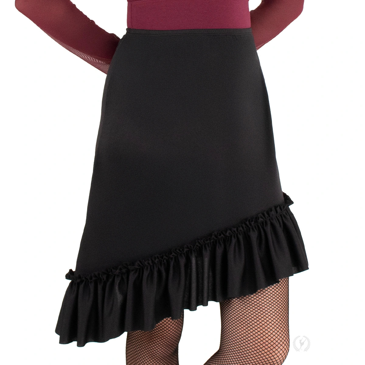 Eurotard Womens Ruffle Hem A-Line Ballroom Skirt
