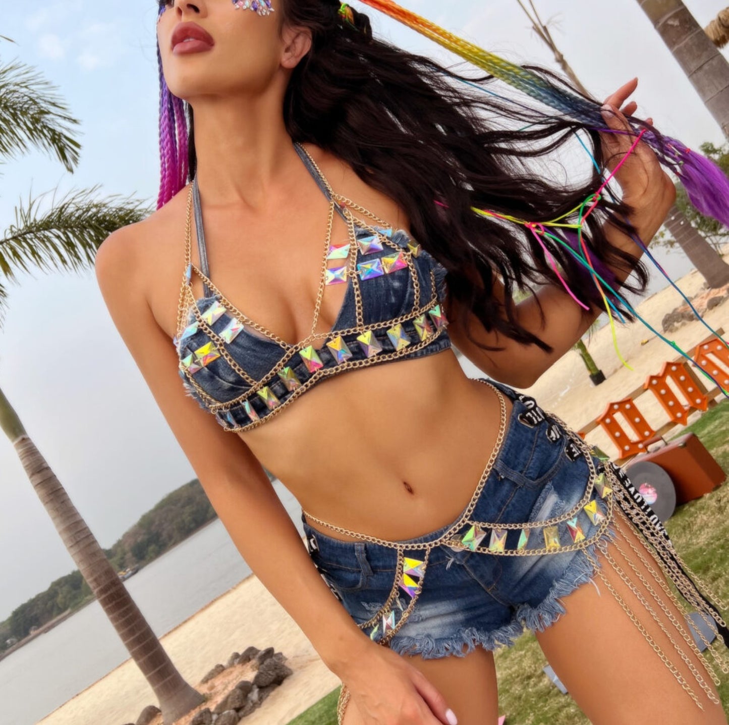 2 pc Body Chain Set