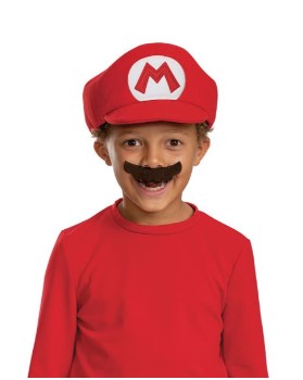 Mario Elevated Hat + Mustache