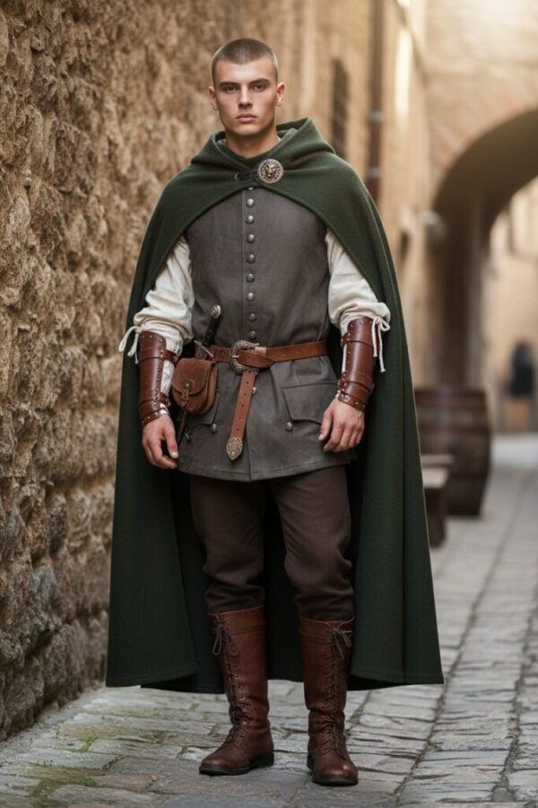 Medieval Buttoned Vest