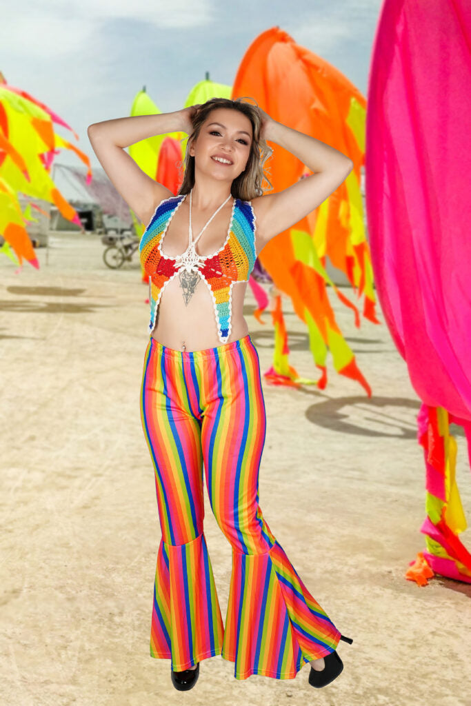 Hippie Disco Bell Bottom Pants