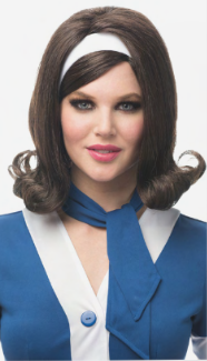 60' Flip Wig with Headband
