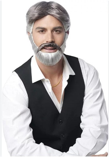 Gambler Wig & Beard