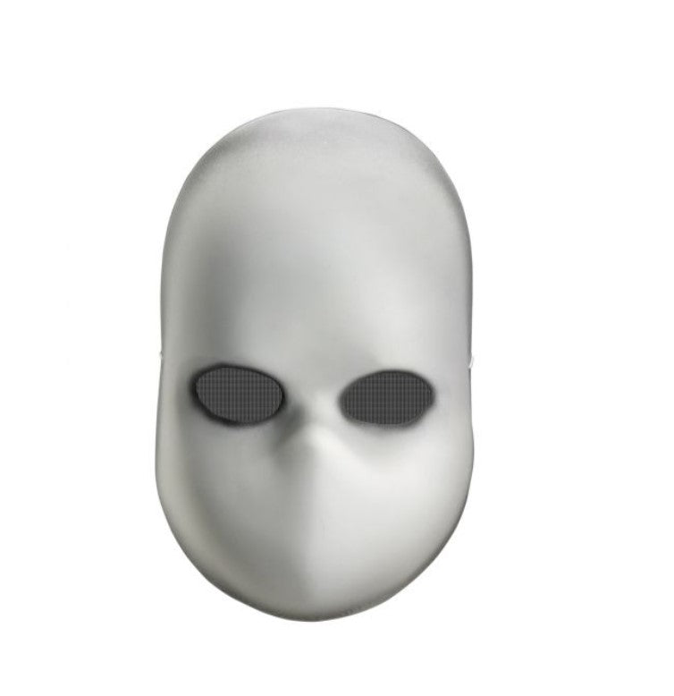 Blank Black Eyes Doll Mask