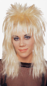 Unisex Rocker Long Wig