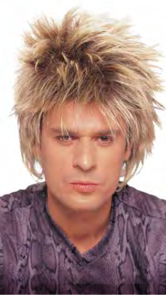 Wig Rocker Unisex Short