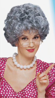 Mom Wig Grey