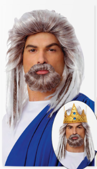 King Of The Sea Wig & Beard