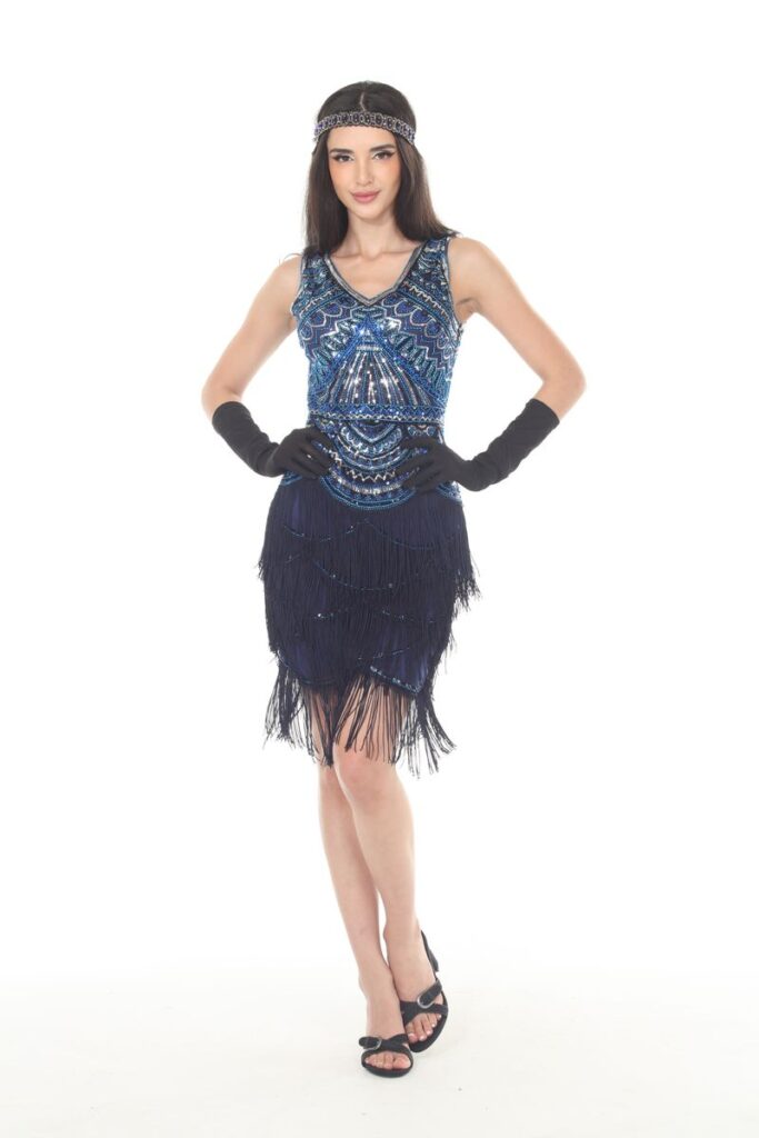 Flapper Dress with Fringes