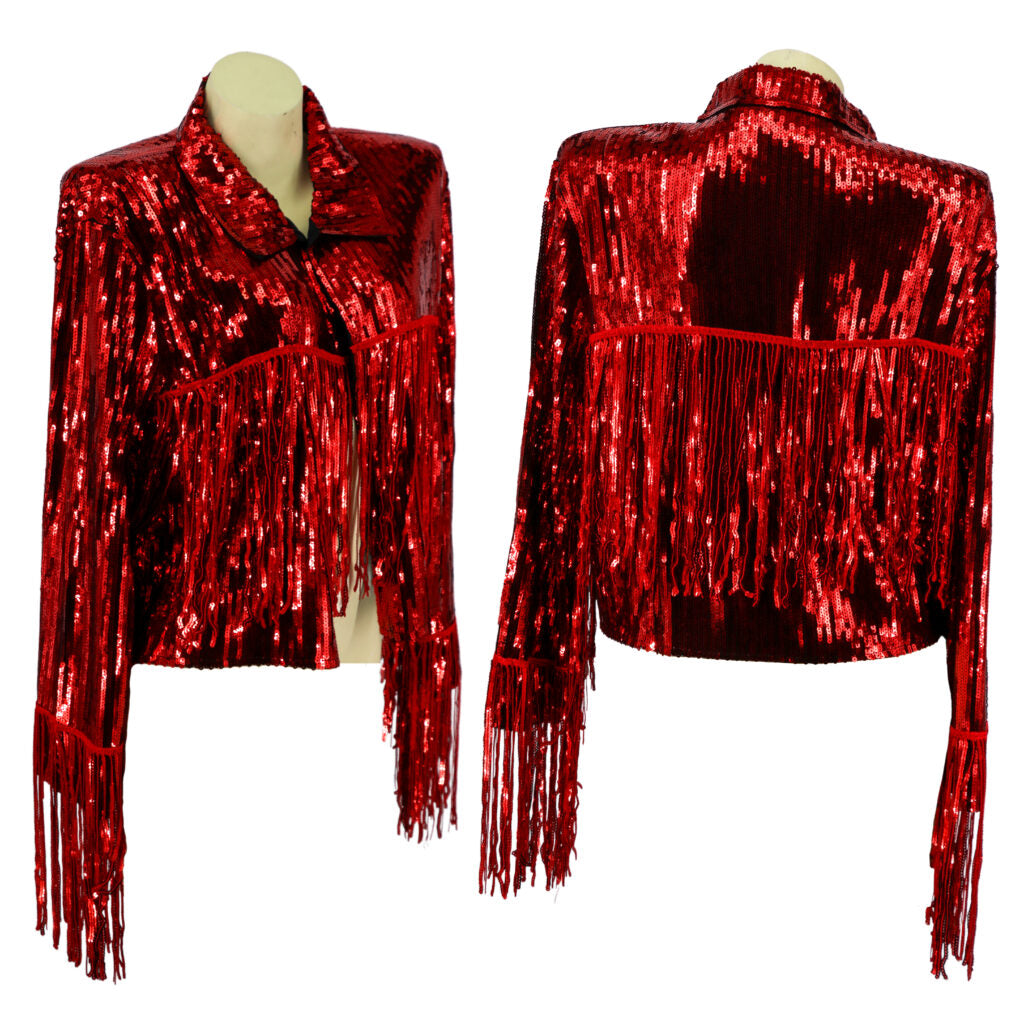 Tassel Fringe Sequin Jacket