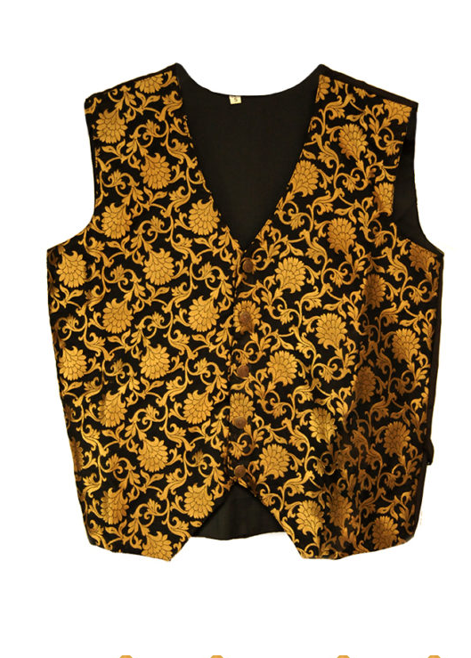 Costume Vest Brocade