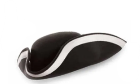 Tri Corner Ribbon Hat
