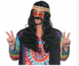 Men's Hippie Wig