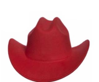 Cattleman Cowboy Hat Red