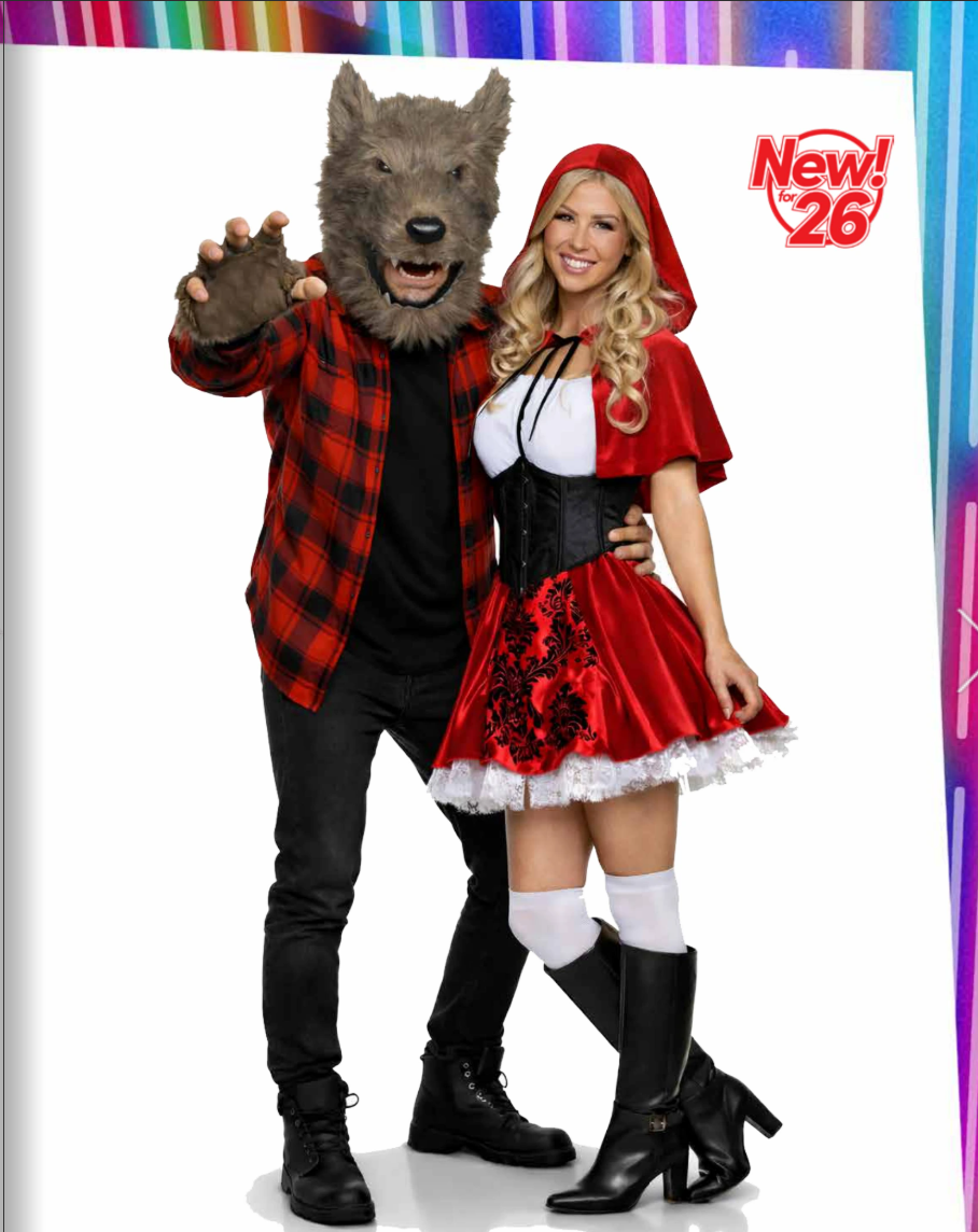 Plush Wolf Head & Glove