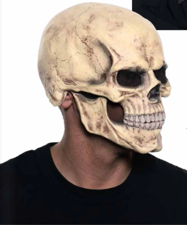 Skull Mask w/Moving Mouth