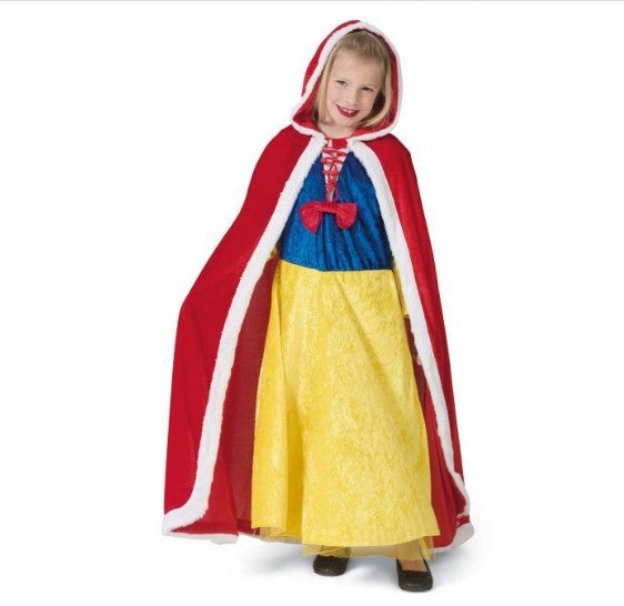 One Size Child Red Rueen Cape