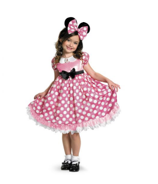 Pink Minnie Glow In The Dark Dot Dress