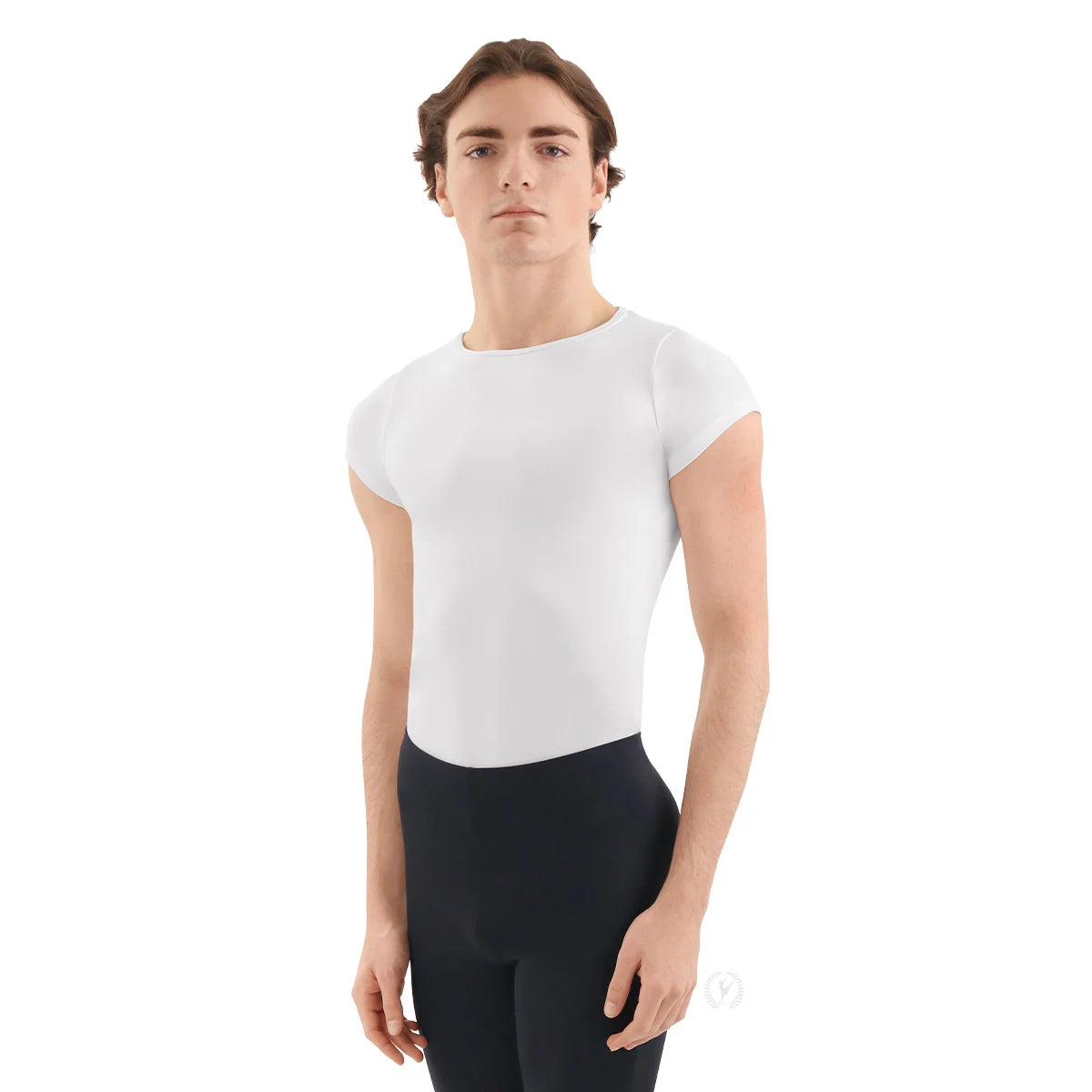 Unisex Microfiber Crew Neck Short Sleeve Dance Top