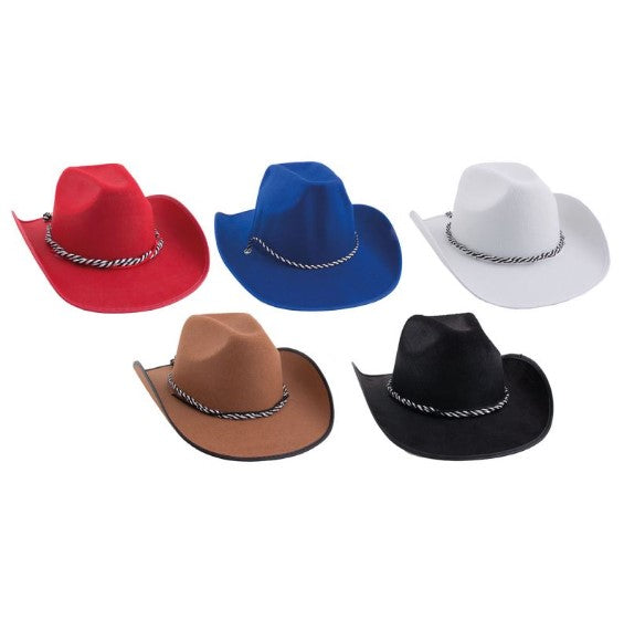 Hat-Cowboy w/Rope Band-Felt