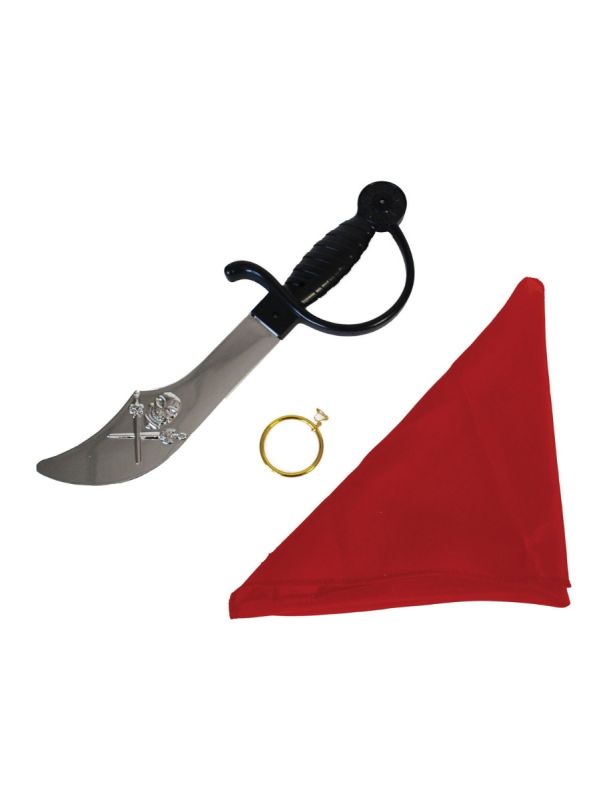 Pirate-Bandana/Sword/Earring
