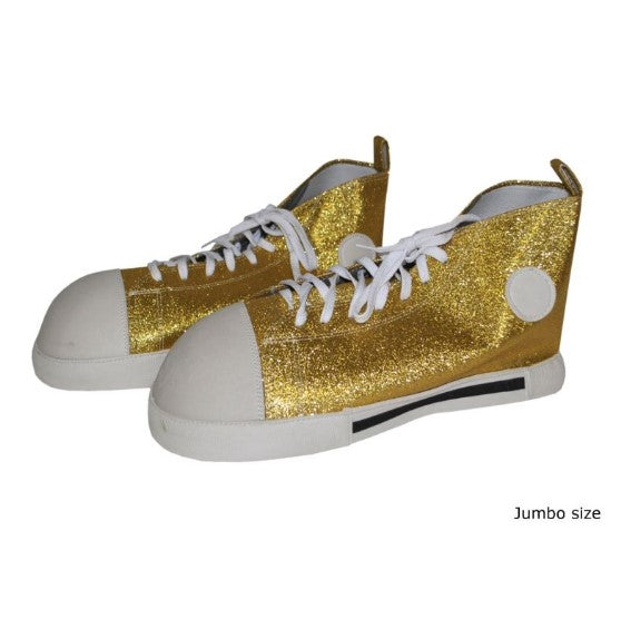 Clown-Shoes-Glitter-Gld-14.2"
