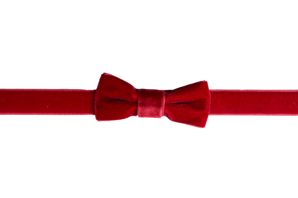 Bow Tie Velvet Choker