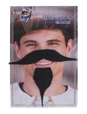 Musketeer Mustache and Goatee