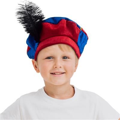 Cap-Plush-Red/Blk