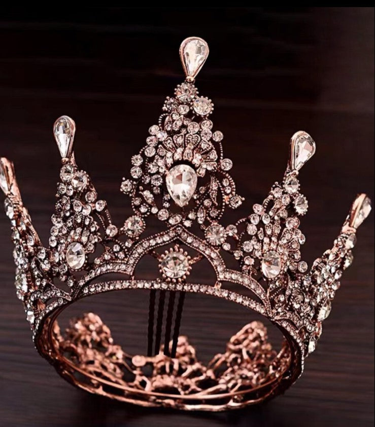 Metal Crown – Jeweled Antique finish