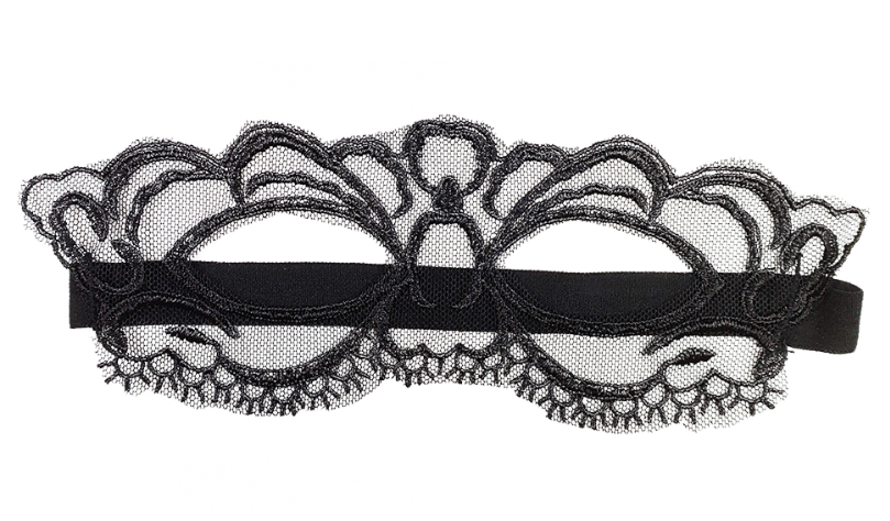 Enchanting Black Lace Mask