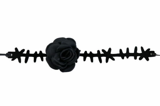 Black Thorn Rose Choker