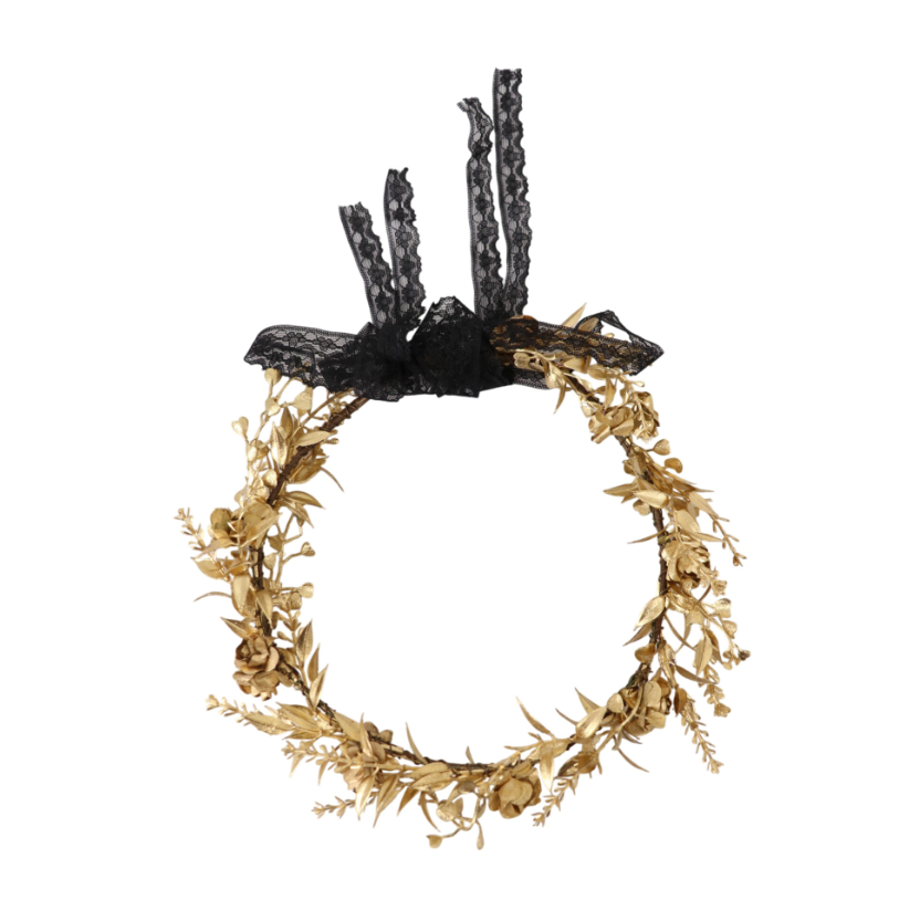 Goddess Floral Gold Crown