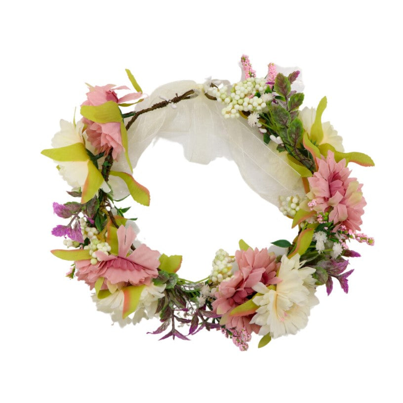 Daisy Flower Wreath