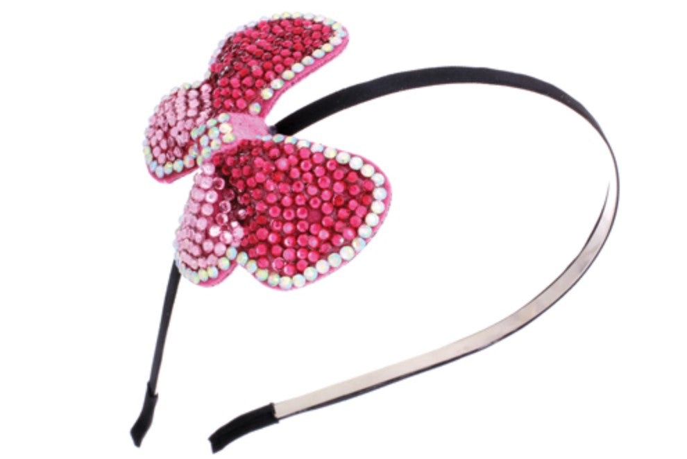 Rhinestone Butterfly Headband