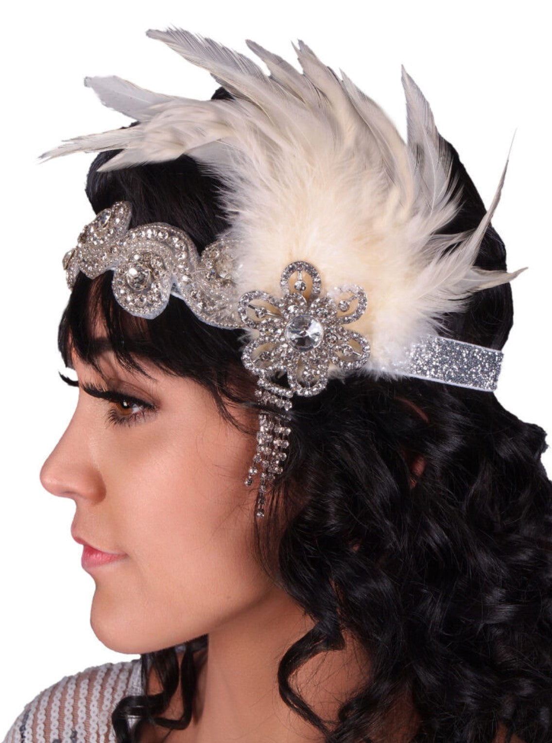 Flapper Beaded Headband