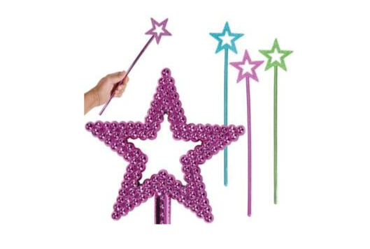 Metalic Star Wand 14.5"
