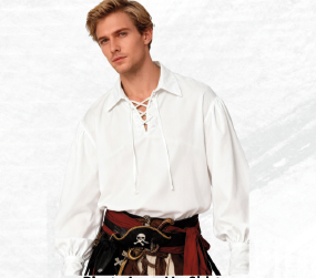 Pirate/Medieval Lace Up Shirt