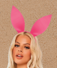 Leatherlinke Bunny Ears on Headband