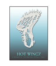 Bad Ass Wingz Stencils - Flaming