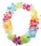 Lei-Flower-Multi Petal Pastel