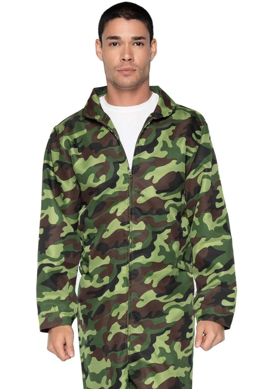 Camo Coveralls Jumpsuit