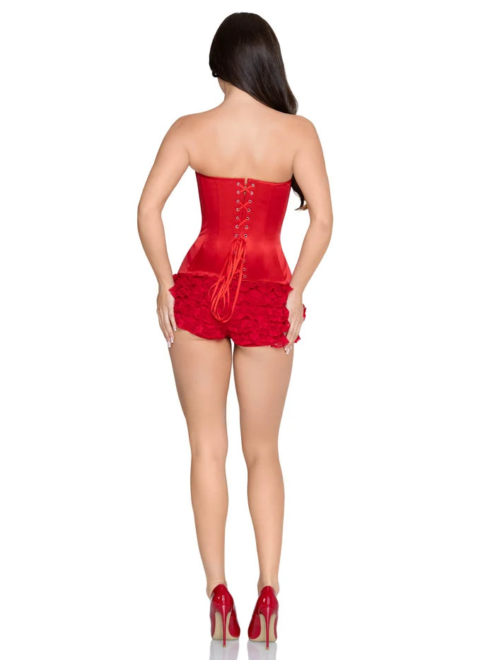 Steel Boned Satin Corset