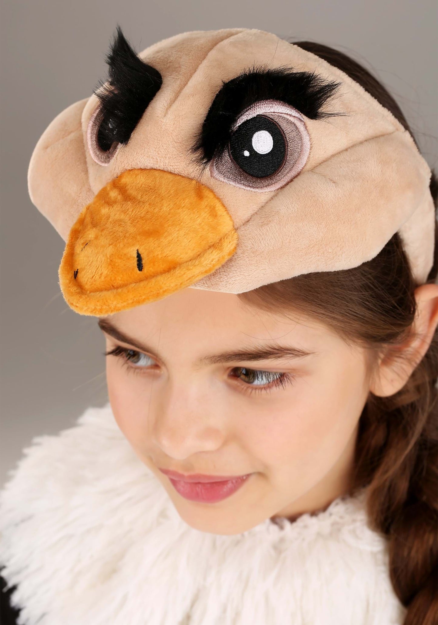Ostrich Plush Headband, Collar, and Tail Accessory Kit